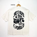 Oversized Off White Full Jesus Is The Hope