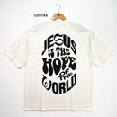 Oversized Off White Full Jesus Is The Hope