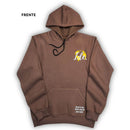 Moletom Canguru Com Capuz Marrom Ide.