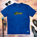 Camiseta Masculina Azul Blessed Veludo