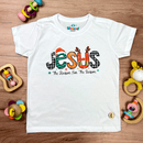 T-Shirt Infantil Branca Jesus The Reason For The Season