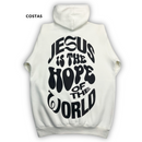 Moletom Canguru Com Capuz Off White Jesus Is The Hope