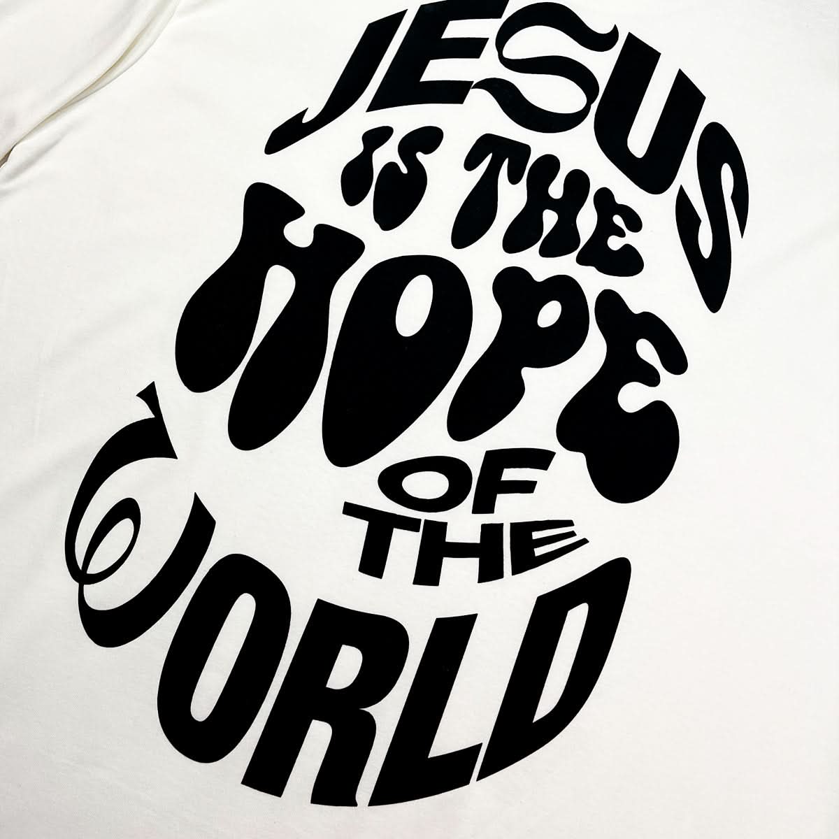 Oversized Off White Full Jesus Is The Hope