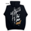 Moletom Canguru Com Capuz Preto Foi Por Você!