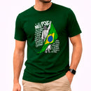 Camiseta Masculina Verde Brasil E se Meu Povo