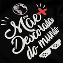 Camiseta Feminina Preta Mãe Mais Descolada do Mundo