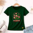 Camiseta Feminina Verde Sempre Isaías 40:8