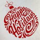 T-Shirt Infantil Branca Happy Holidays