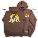 Moletom Canguru Com Capuz Marrom Ide.