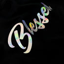 Moletom Preto Blessed Holográfico