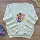 Moletom Off White Jesus Leão Colorido