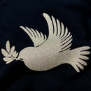 Moletom Preto Pomba da Paz