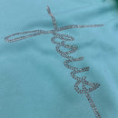 Moletom Menta Jesus Strass