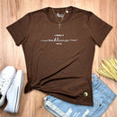 Camiseta Feminina Marrom O Senhor É Sublime