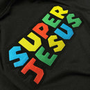 T-Shirt Infantil Preta Super Jesus