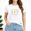 Camiseta Feminina Branca Deus faz Florescer