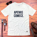 Camiseta Masculina Off White Apenas Comece.