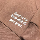 Moletom Canguru Com Capuz Marrom Ide.