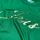 Camiseta Feminina Verde Jesus Dourado