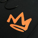 Moletom Canguru Com Capuz Preto Jesus Is King Coroa