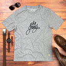 Camiseta Masculina Cinza Jesus Coroa