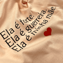 Camiseta Feminina Salmão Ela é Forte