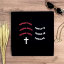 Camiseta Feminina Preta Tenha Foco Tenha Fé