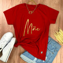 Camiseta Feminina Vermelha Mãe