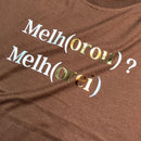 Camiseta Feminina Marrom Melh(Orou)? Melh(Orei)