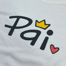 Camiseta Masculina Off White Pai Coroa Coração