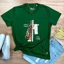 Camiseta Feminina Verde Esta é a Estação Esta é a Razão
