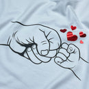 Camiseta Masculina Branca Toque de Pai e Filho(a)