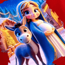 T-Shirt Infantil Vermelha Maria Grávida