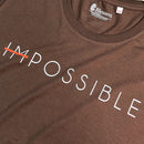 Camiseta Feminina Marrom Impossible