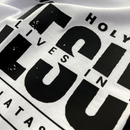 Camiseta Masculina Branca Holy Jesus Lives In