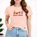 Camiseta Feminina Salmão Jesus & Coffee