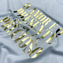 T-Shirt Infantil Branca O Amor é o Presente Dourado