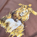 Moletom Marrom Cruz Leão E Cordeiro