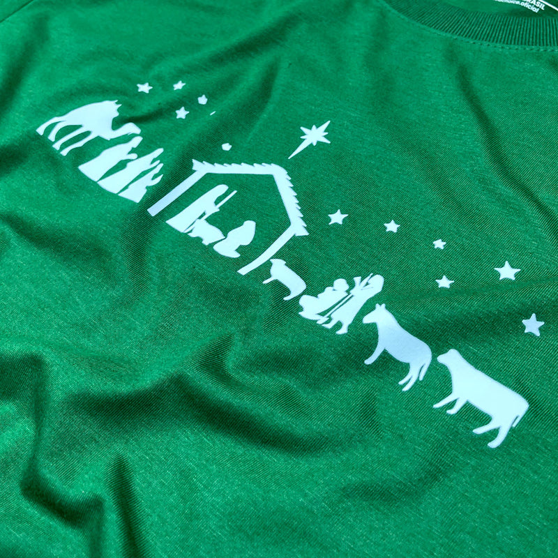 Camiseta Masculina Verde O Nascimento
