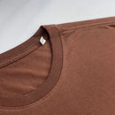 Camiseta Masculina Marrom Lisa
