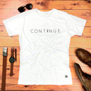 Camiseta Masculina Branca Continue