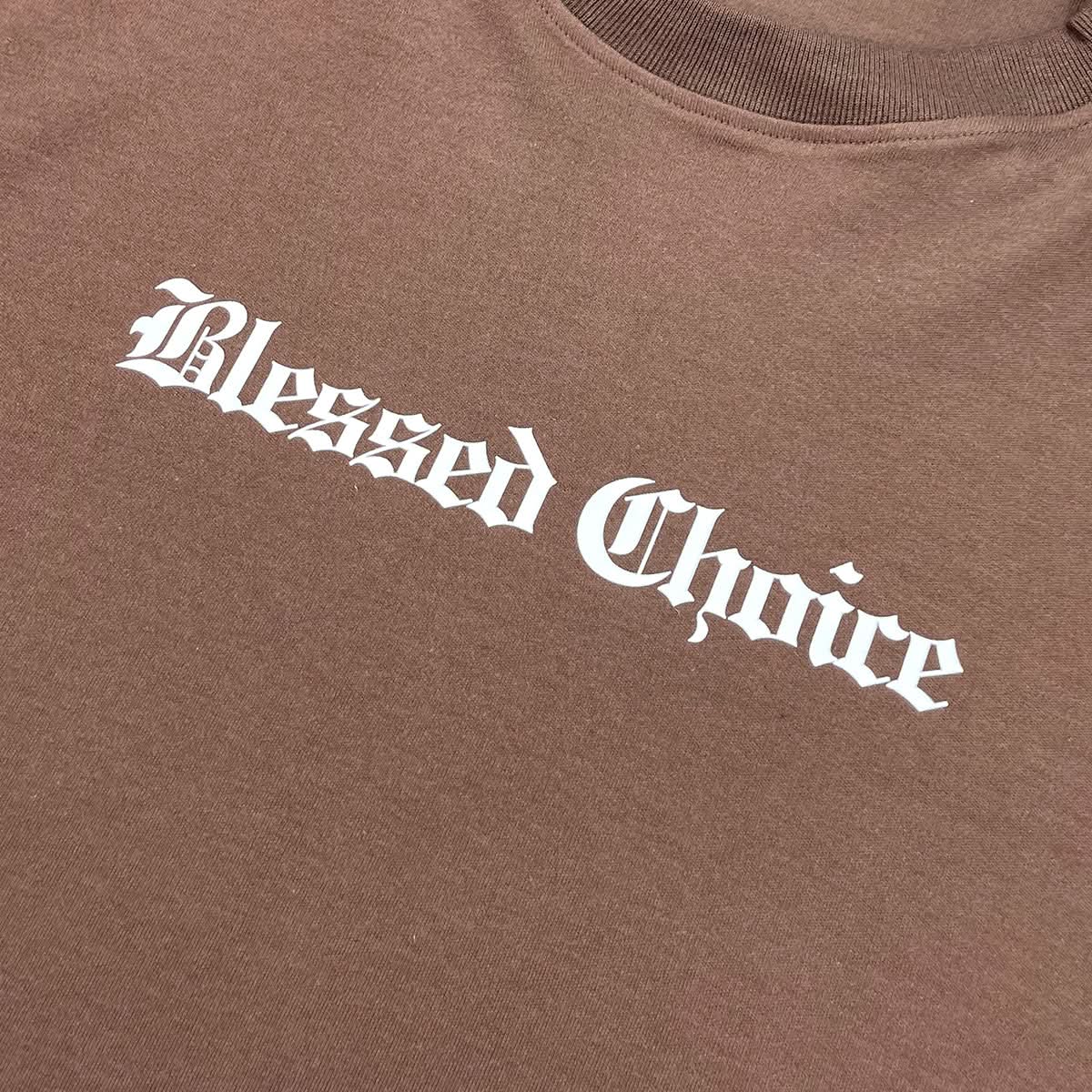 Oversized Marrom Full O Amor De Cristo Nos Uniu