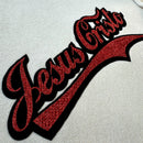 Moletom Off White Aplique Jesus Cristo Cola