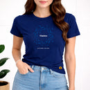 Camiseta Feminina Azul Timóteo Eles Podem, Você Não. 