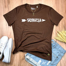 Camiseta Feminina Marrom Yeshua Flecha