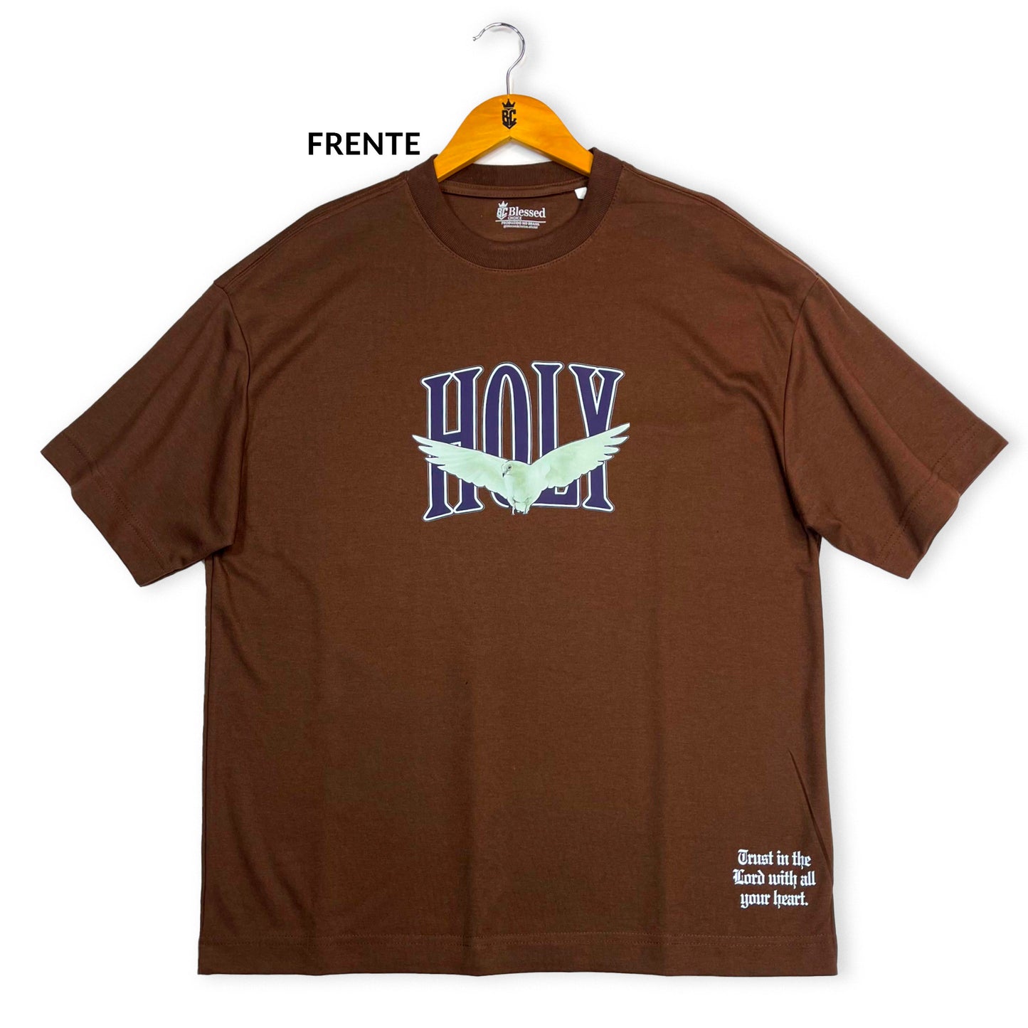 Oversized Marrom Full Holy Spirit