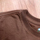 T-Shirt Infantil Marrom Seja Sal e Luz