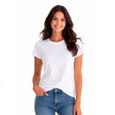 Camiseta Feminina Branca Lisa