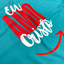 Camiseta Feminina Turquesa Eu Amo Cristo