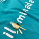 Camiseta Feminina Turquesa Iluminada